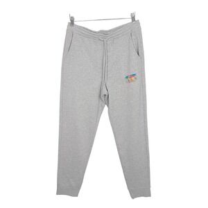 Sies Marjan Women's AMO Light Gray World Map Lounge Sweatpants Soft Girl Medium